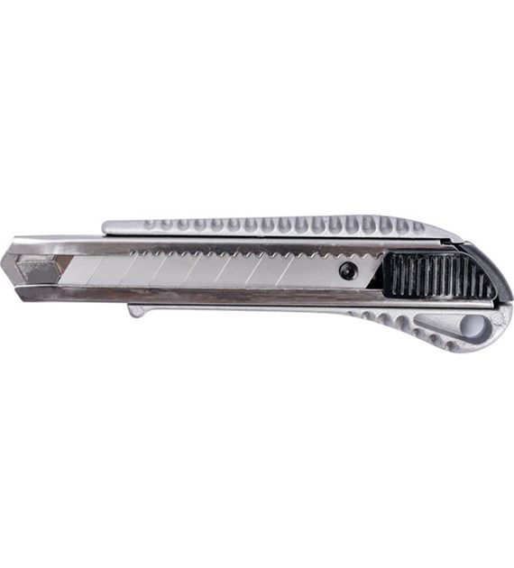 Nóż z ostrzem łamanym 18 mm metalowy korpus