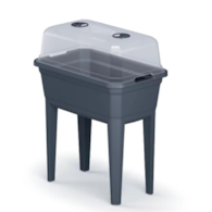 Szklarnia Respana Planter Ecoline Set - antracytowy