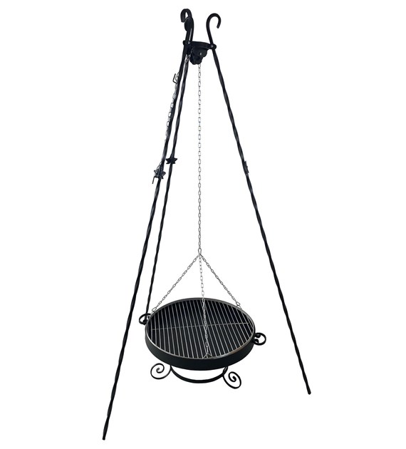 Grill Trójnóg 180/80 cm + PALENISKO
