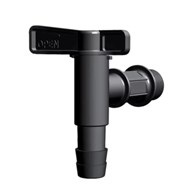 Kranik do zbiornika na wodę deszczową Cantap - czarny