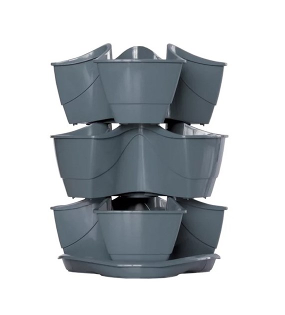 Doniczka Coubi Herbal - grafitowa