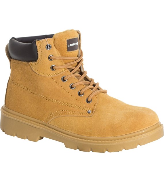 Buty robocze trzewiki zamsz beżowo - brązowe rozm. 42, LAHTI PRO, CE