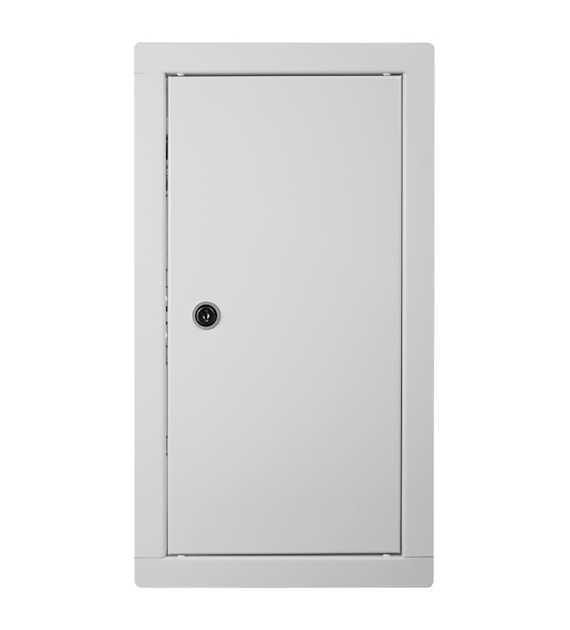 Drzwiczki rewizyjne malowane kluczyk (wew. 50x60cm) - BIAŁE