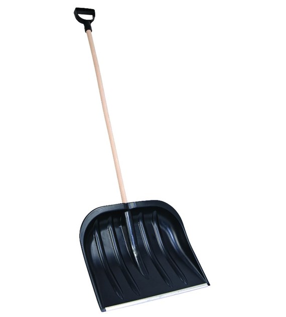 Łopata do śniegu STANDARD + trzon drewniany