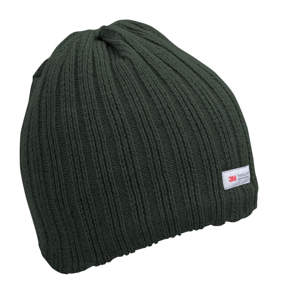 Czapka akrylowa z ociepliną THINSULATE - zielona 3M