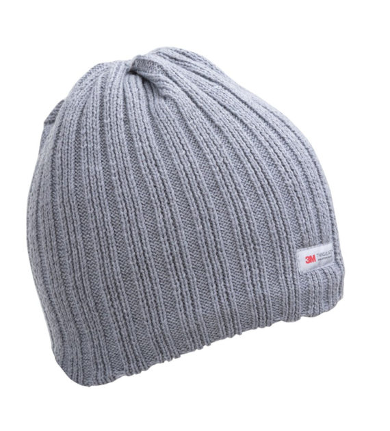 Czapka akrylowa z ociepliną THINSULATE - szara 3M