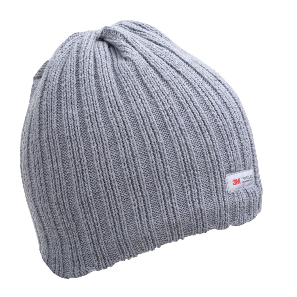 Czapka akrylowa z ociepliną THINSULATE - szara 3M