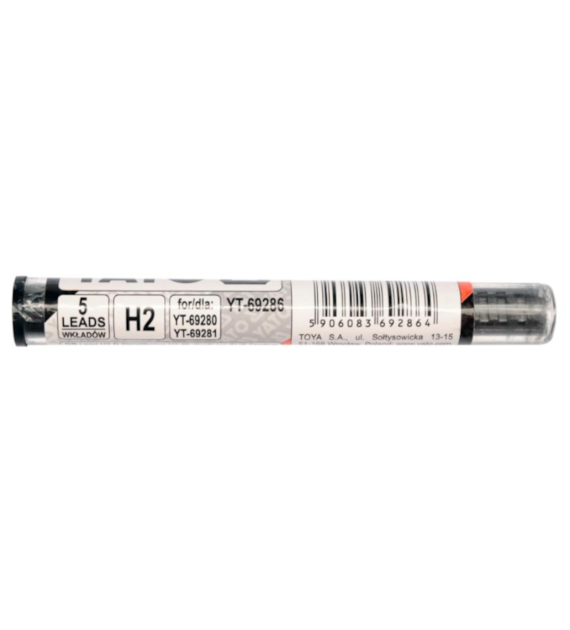 Wkład do ołówka GRAFIT H2 5szt YATO
