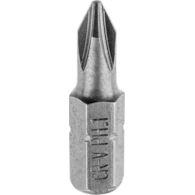 Końcówki wkrętakowe krzyżowe PH1 x 25 mm 30 szt.