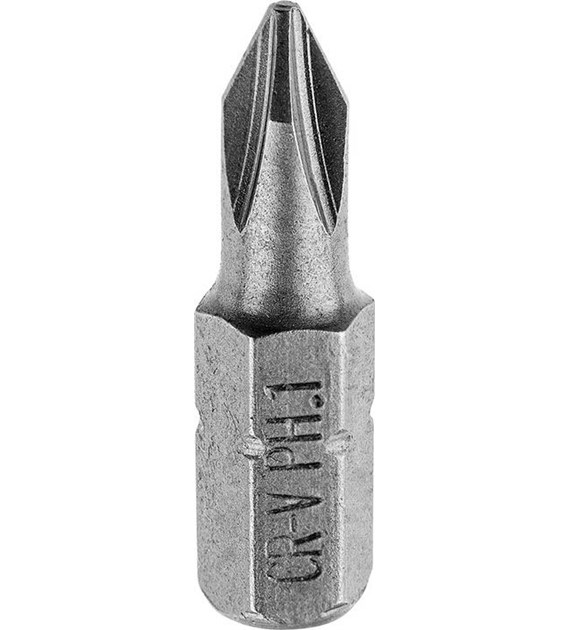 Końcówki wkrętakowe krzyżowe PH1 x 25 mm 30 szt.