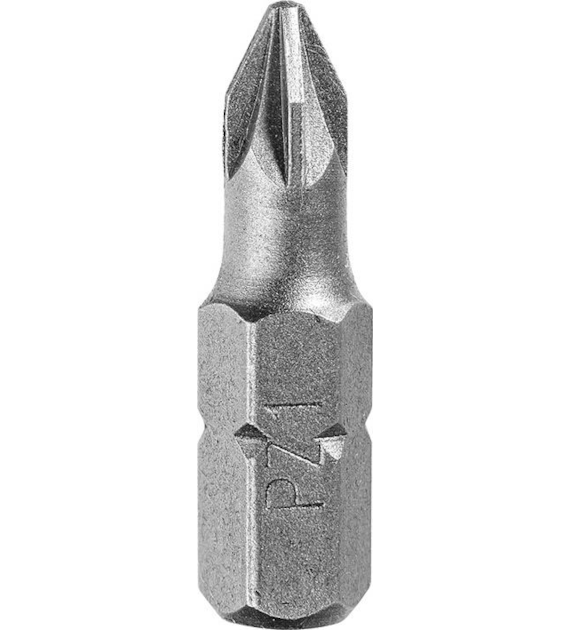 Końcówki wkrętakowe krzyżowe PZ1 x 25 mm 30 szt