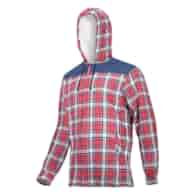 Koszula flanelowa ocieplana czerwono - granatowa  XL  LAHTI PRO, CE