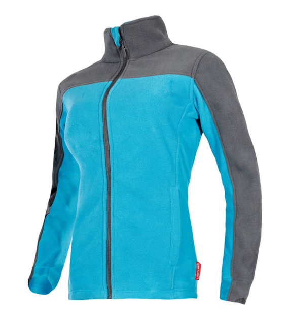 Bluza polarowa turkusowo - szara  L , damska, LAHTI PRO, CE