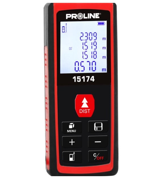 Dalmierz laserowy 40m PROLINE, CE