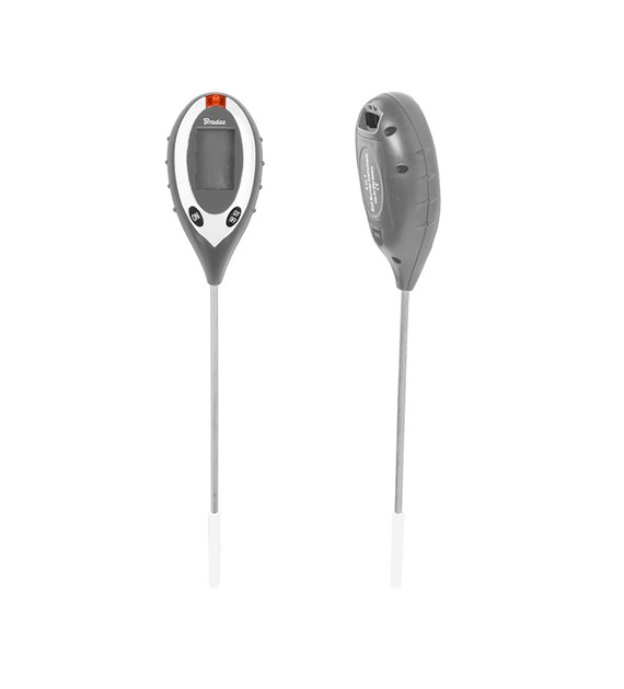 WHITE LINE Miernik kwasowości, temp. gleby, wilgotności i nasłonecznienia - LCD