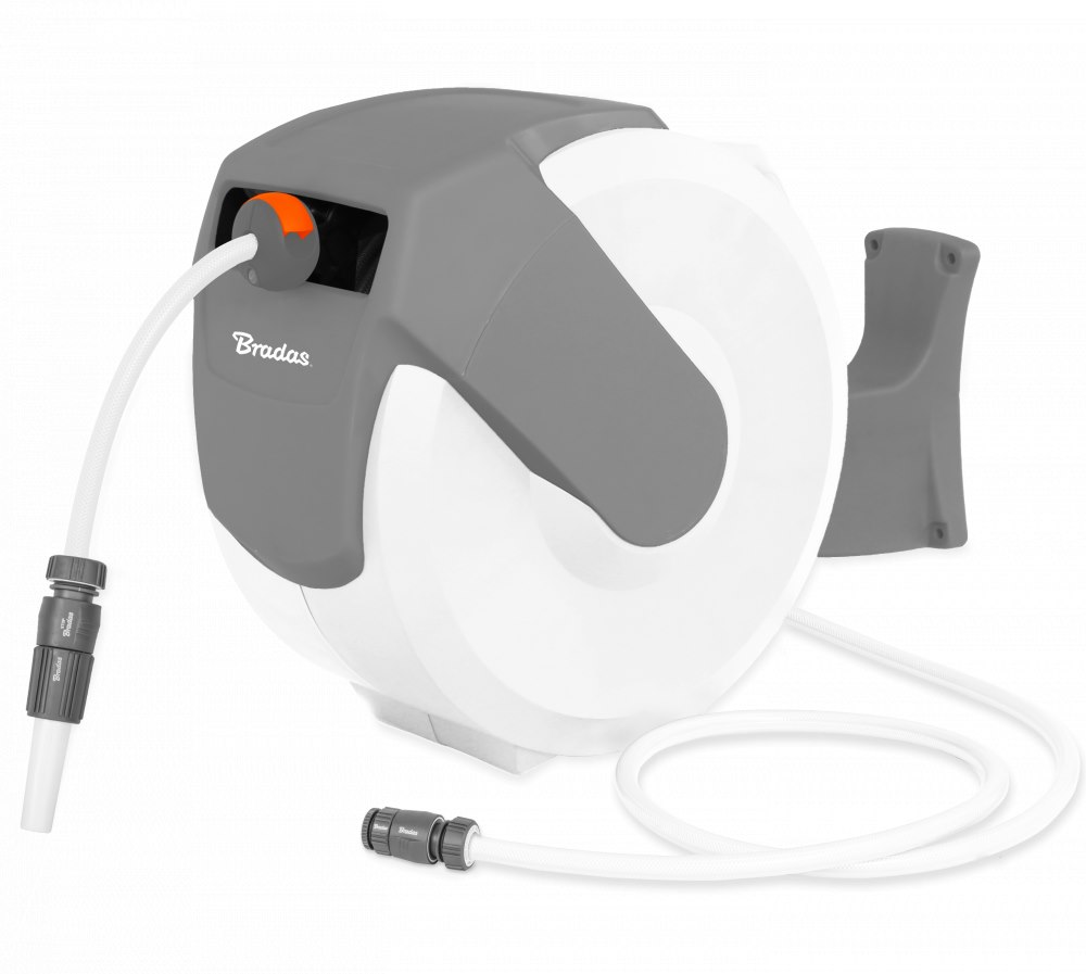 WHITE LINE Bęben automatyczny z wężem 1/2  - 20m z akcesoriami