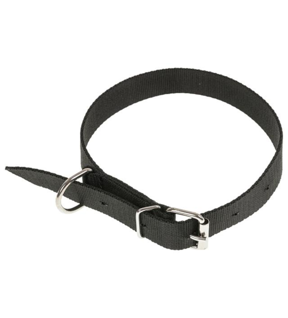 Obroża taśma 2,5x 65cm czarna