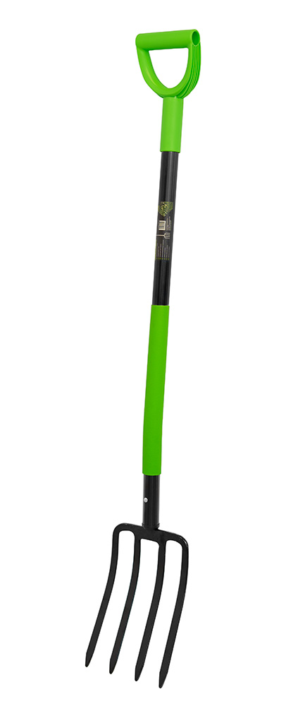 Widły do kopania 4 - zębne trzon metalowy DIAMANTO