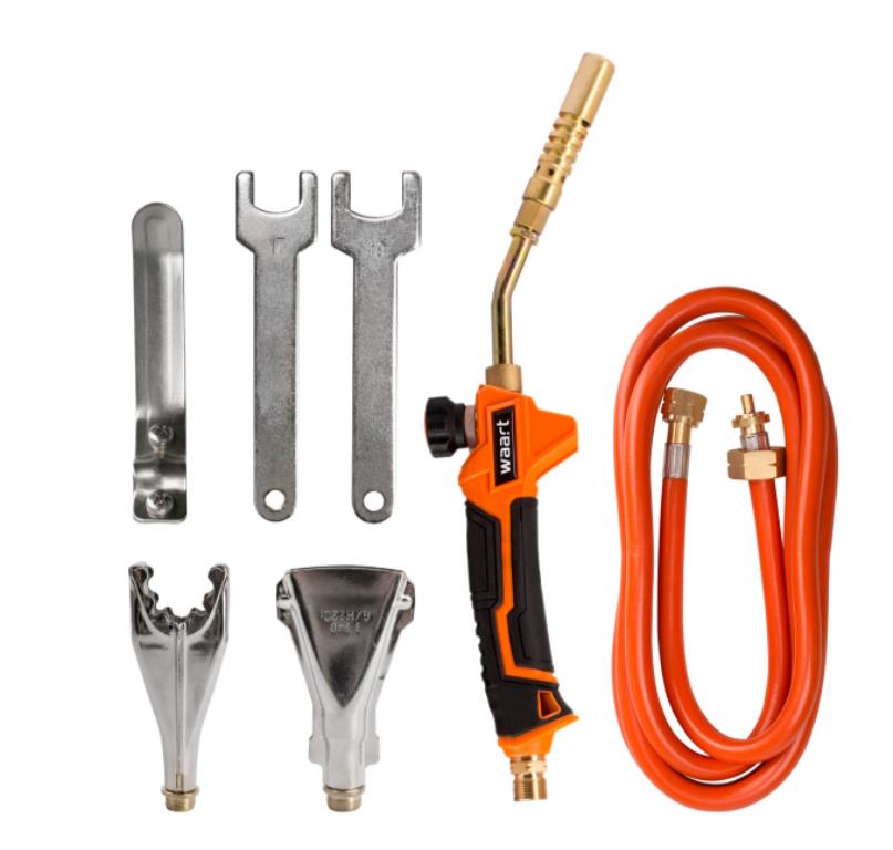 WAART Palnik do lutowania miedzi dysze 17 - 40 mm - wąż 2 m