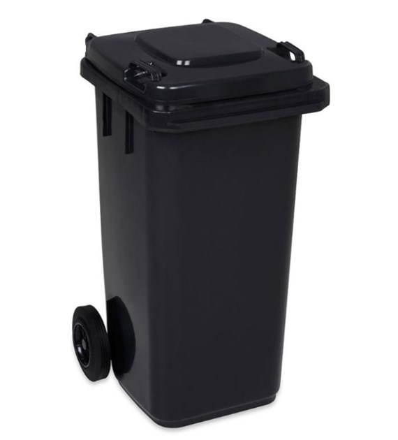 Kosz na śmieci 240L CZARNY