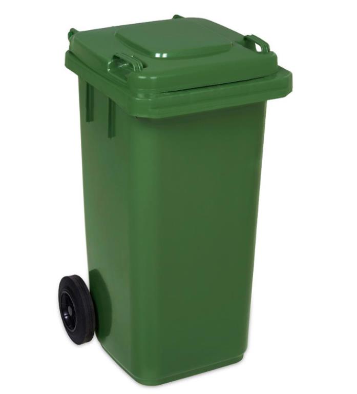 Kosz na śmieci 240L ZIELONY