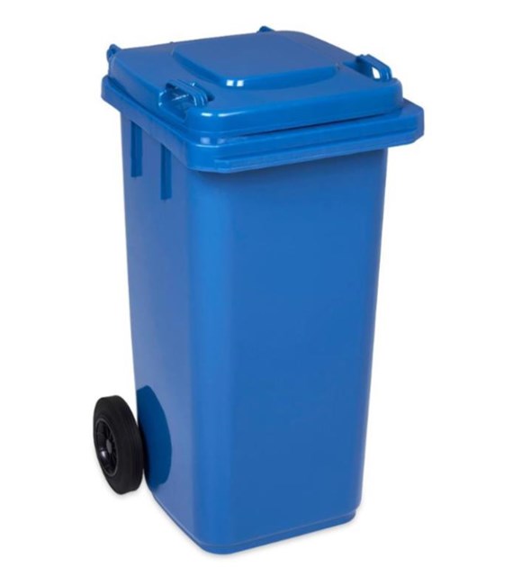 Kosz na śmieci 240L NIEBIESKI
