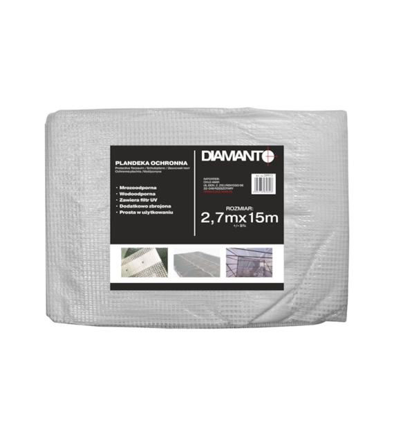 Plandeka na rusztowania 2,7 x 15m DIAMANTO