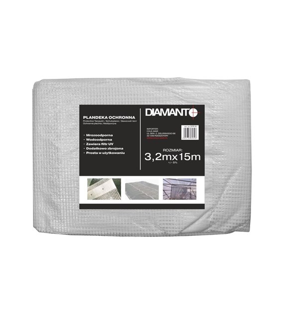 Plandeka na rusztowania 3,2 x 15m DIAMANTO