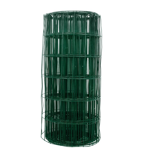 Siatka zgrzewana PCV, oczko 50x100 mm, drut 2,2 mm, 15 m x 1,2 m DIAMANTO