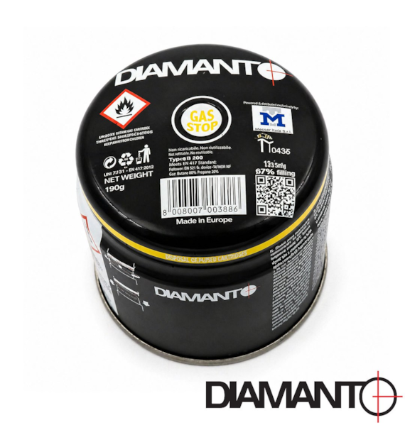 Nabój gazowy 190g SYSTEM GAS STOP DIAMANTO