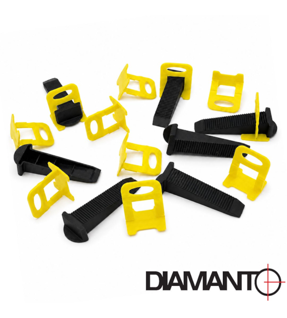 Zestaw do poziomowania płytek (wiaderko) klips 1,0mm-240szt, klin-80szt