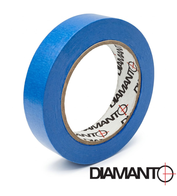 Taśma malarska NIEBIESKA 25mm x 50y DIAMANTO