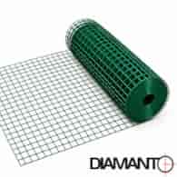 Siatka zgrzewana wysokość-0,5m PCV oczko-19x19mm ilość-10m DIAMANTO