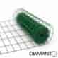 Siatka zgrzewana PCV, oczko 50x100 mm, drut 2,2 mm, 15 m x 0,6 m DIAMANTO
