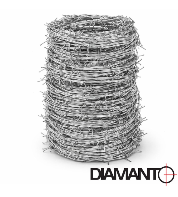 Drut kolczasty 50mb/rolka ocynk ogniowy