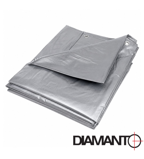 Plandeka srebrna 5 x 20m DIAMANTO