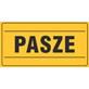 Tablica informacyjna 12x22cm PASZE