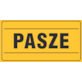 Tablica informacyjna 12x22cm PASZE