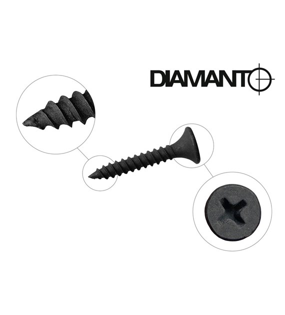 Wkręt P/G konfekcja średnia METAL 3,5x55mm opakowanie 500 sztuk