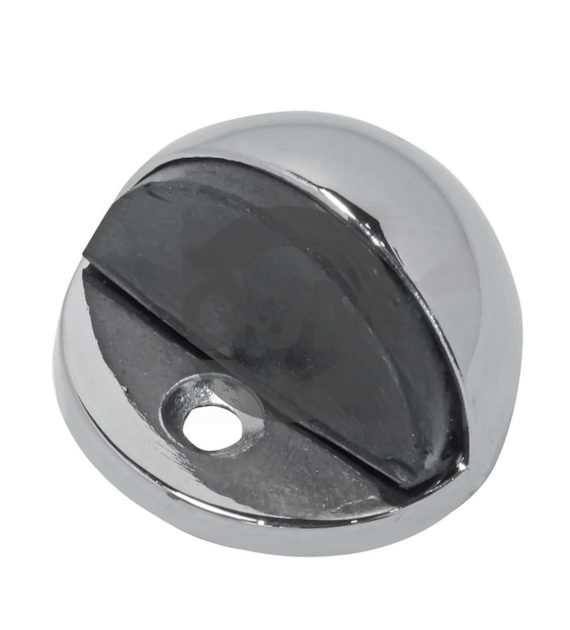 Odbój drzwiowy półkulisty przykręcany CHROM