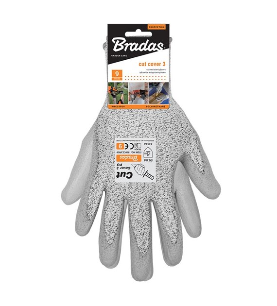 Rękawice antyprzecięciowe CUT COVER 3 poliuretan, rozmiar 10