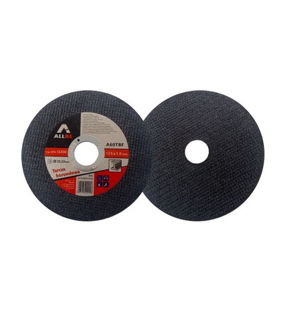 Tarcza metal płaska 125x1,0mm ALLBE