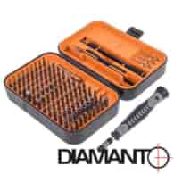 Zestaw bitów z wkrętakiem 130 sztuk DIAMANTO
