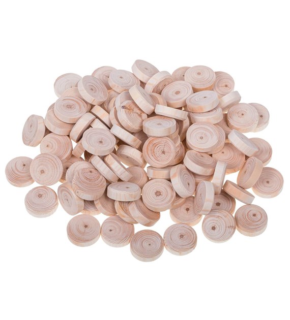 Fleki sosna/świerk gałęziowe fi25x7mm, 100szt