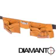 Pas monterski skórzany 11 kieszeni DIAMANTO
