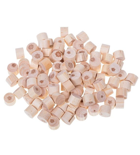 Fleki sosna/świerk gałęziowe fi10x7mm, 100szt