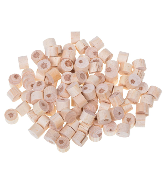 Fleki sosna/świerk gałęziowe fi10x7mm, 100szt