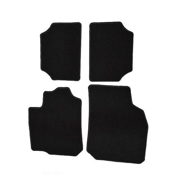 Komplet uniwersalnych dywaników samochodowych 4 szt obszywany