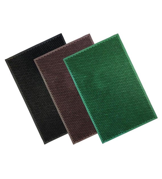 Wycieraczka TRAWKA gumowa 40x60cm CZARNA