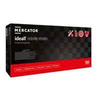 Rękawice NITRILE MOTO long czarne bezpudrowe rozm. XXL 100szt